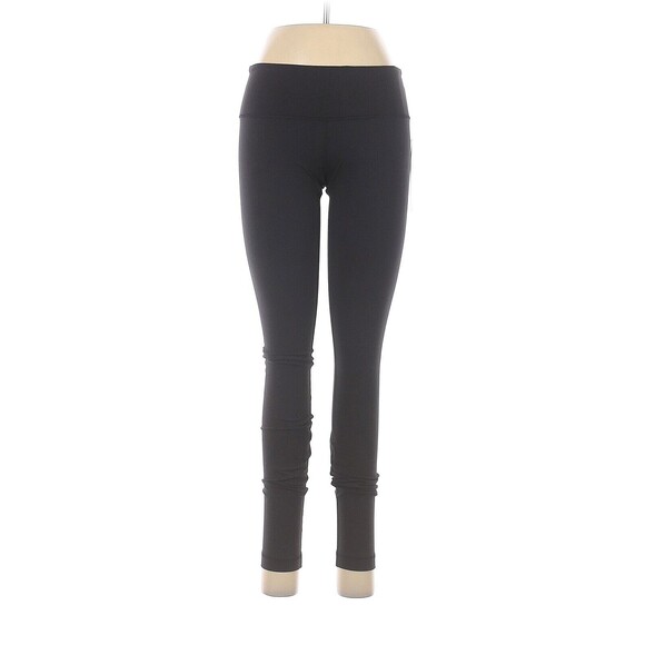 LULULEMON ATHLETICA Solid Black Coal Wunder Under Pant...